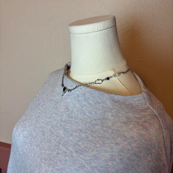 soft girl boat neck lightweight sweater - Picture 4 of 8